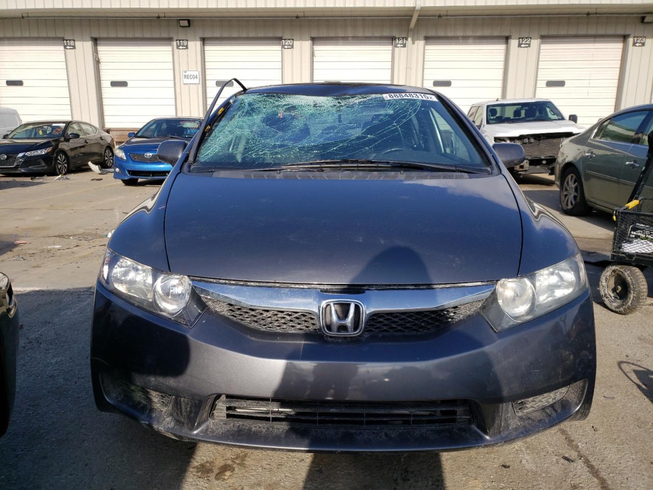 2009 Honda Civic VIN 1HGFA168X9L020103 Copart auction photo, front end damage thumbnail 5