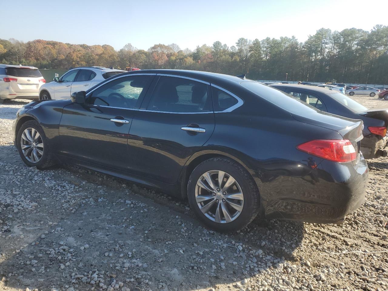2013 Infiniti M VIN JN1BY1AP7DM514562 Copart auction photo, front end / minor dent/scratches damage thumbnail 2