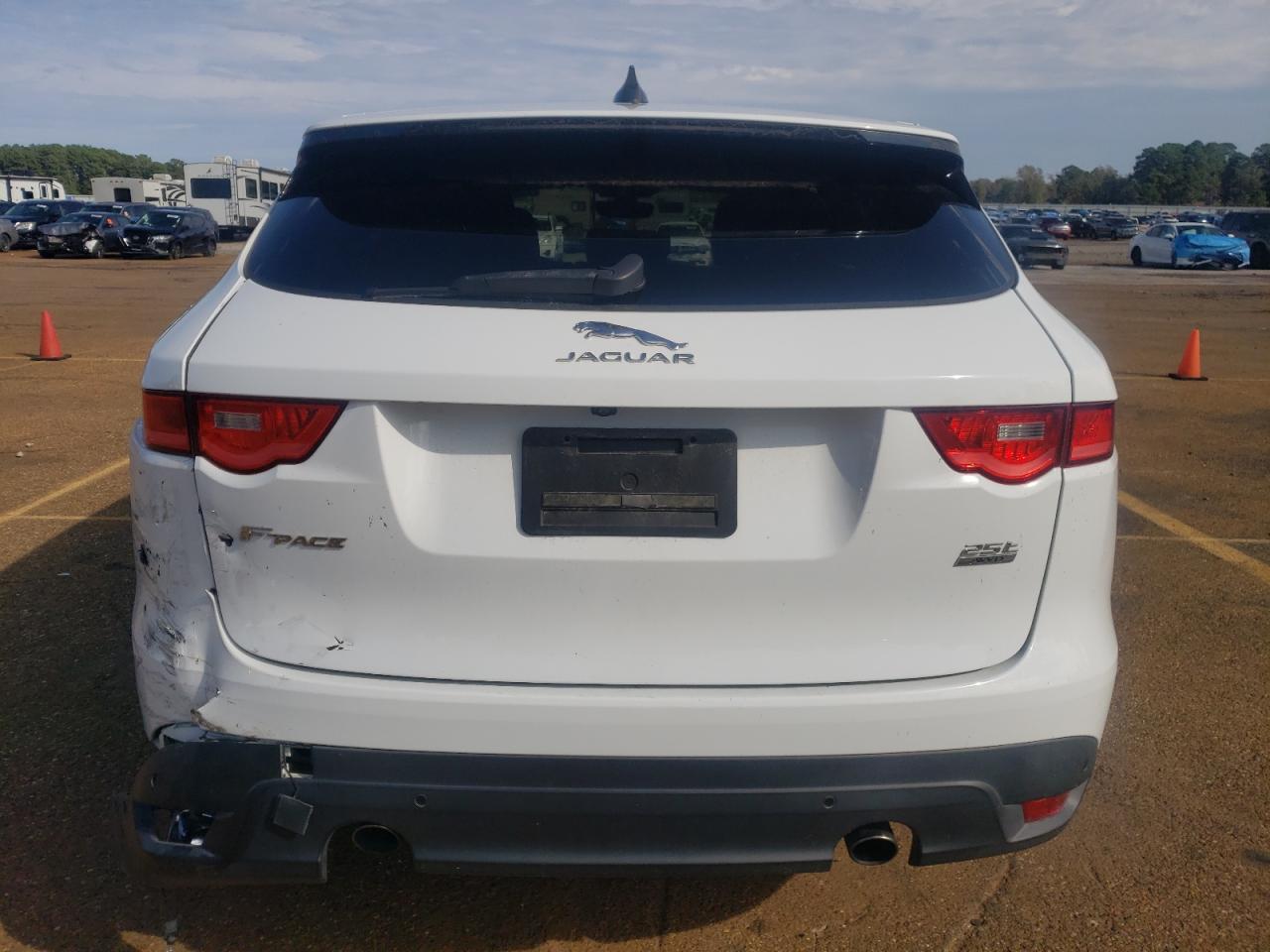 2020 Jaguar F-Pace VIN SADCJ2FX0LA632252 Copart auction photo, rear end damage thumbnail 6