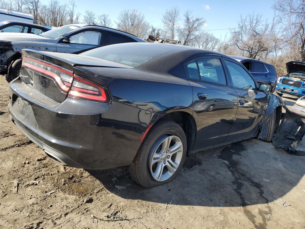 2016 Dodge Charger VIN 2C3CDXBG3GH222322 Copart auction photo, all over damage thumbnail 3