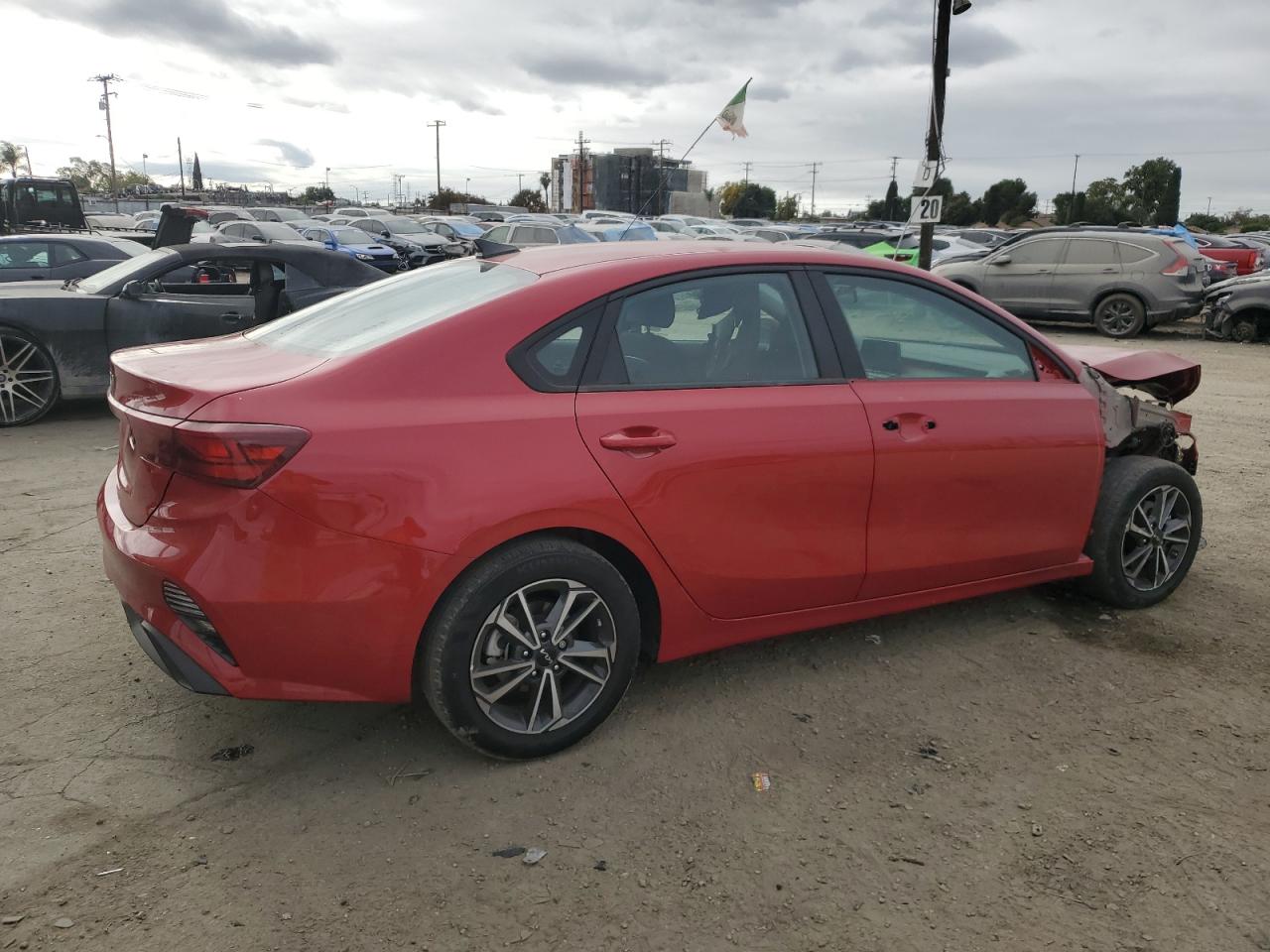 2022 KIA Forte VIN 3KPF24AD0NE436925 Copart auction photo, front end damage thumbnail 3