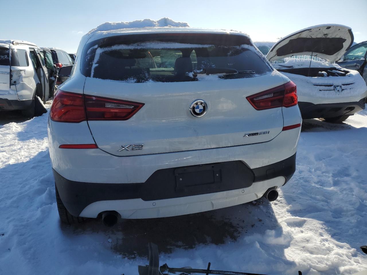 2018 BMW X2 VIN WBXYJ5C35JEF80424 Copart auction photo, front end damage thumbnail 6