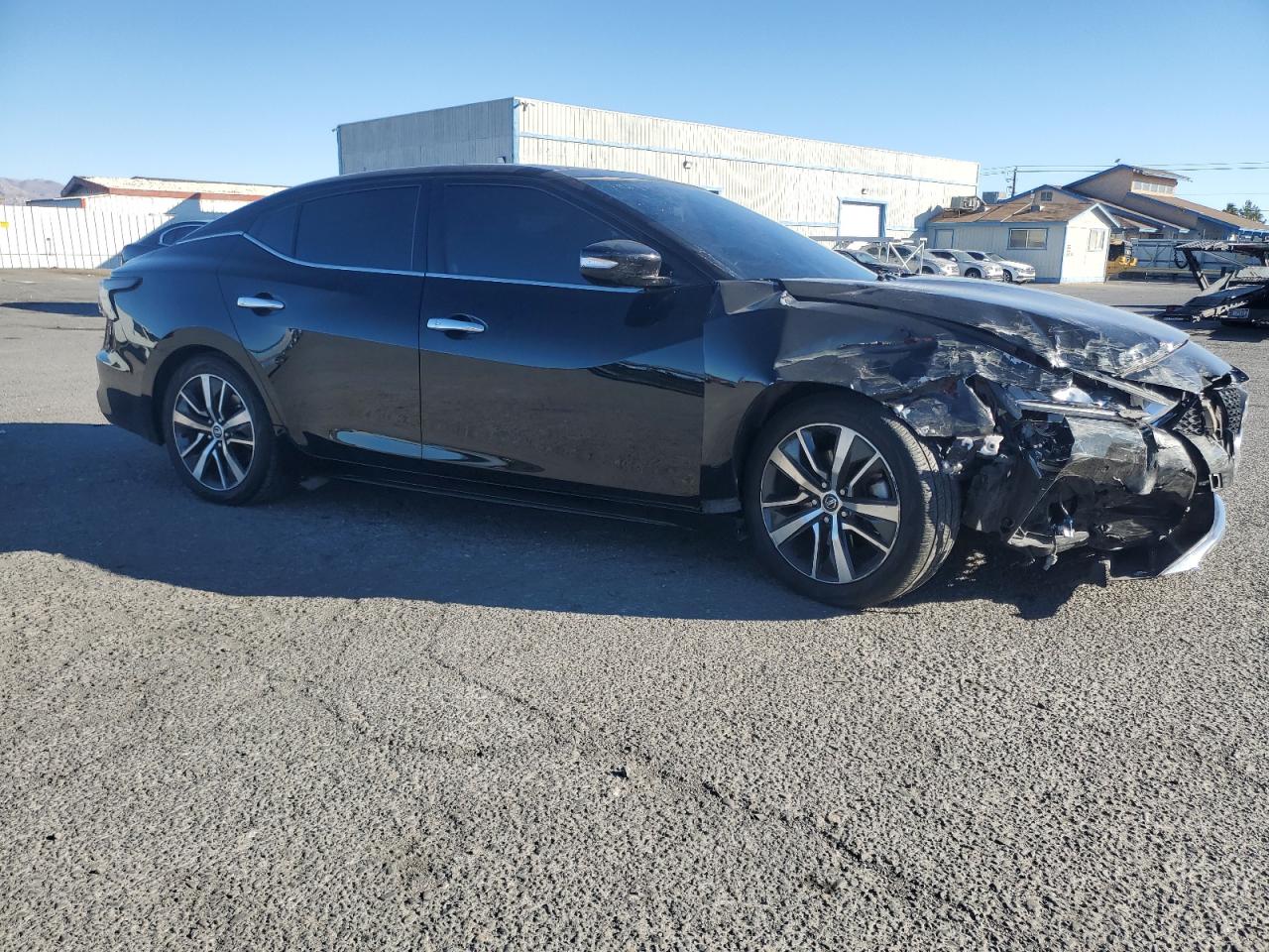 2020 Nissan Maxima VIN 1N4AA6DV6LC373529 Copart auction photo, front end / undercarriage damage thumbnail 4