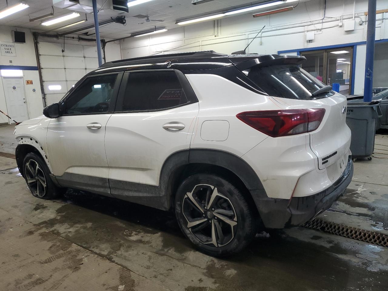 2021 Chevrolet TrailBlazer VIN KL79MUSL8MB154845 Copart auction photo, front end / side damage thumbnail 2