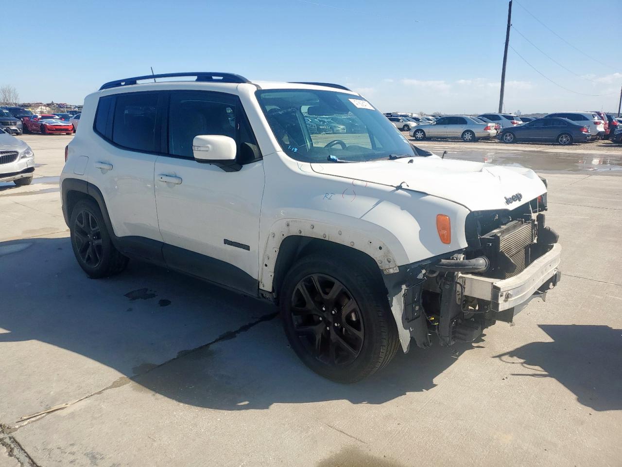 2018 Jeep Renegade VIN ZACCJABB0JPG68570 Copart auction photo, front end damage thumbnail 4