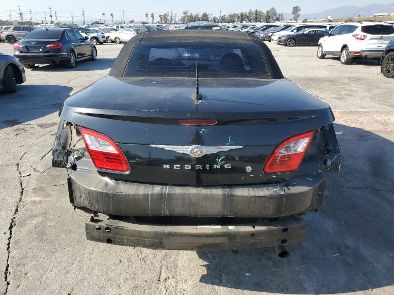 2008 Chrysler Sebring VIN 1C3LC55R48N135655 Copart auction photo, rear end / front end damage thumbnail 6