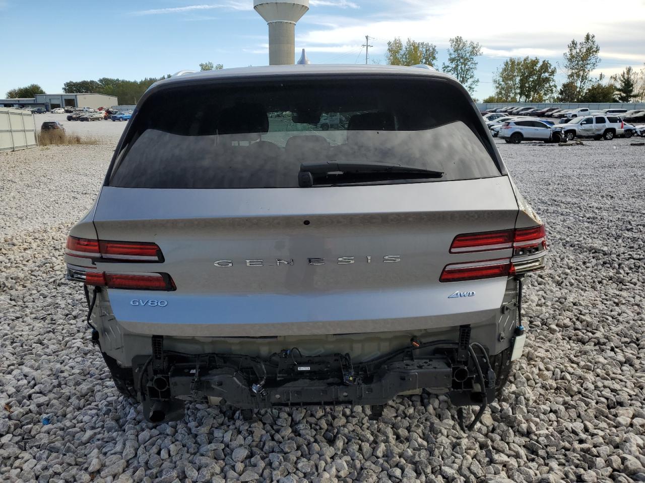 2024 Genesis Gv80 VIN KMUHBDSB9RU177944 Copart auction photo, front end damage thumbnail 6