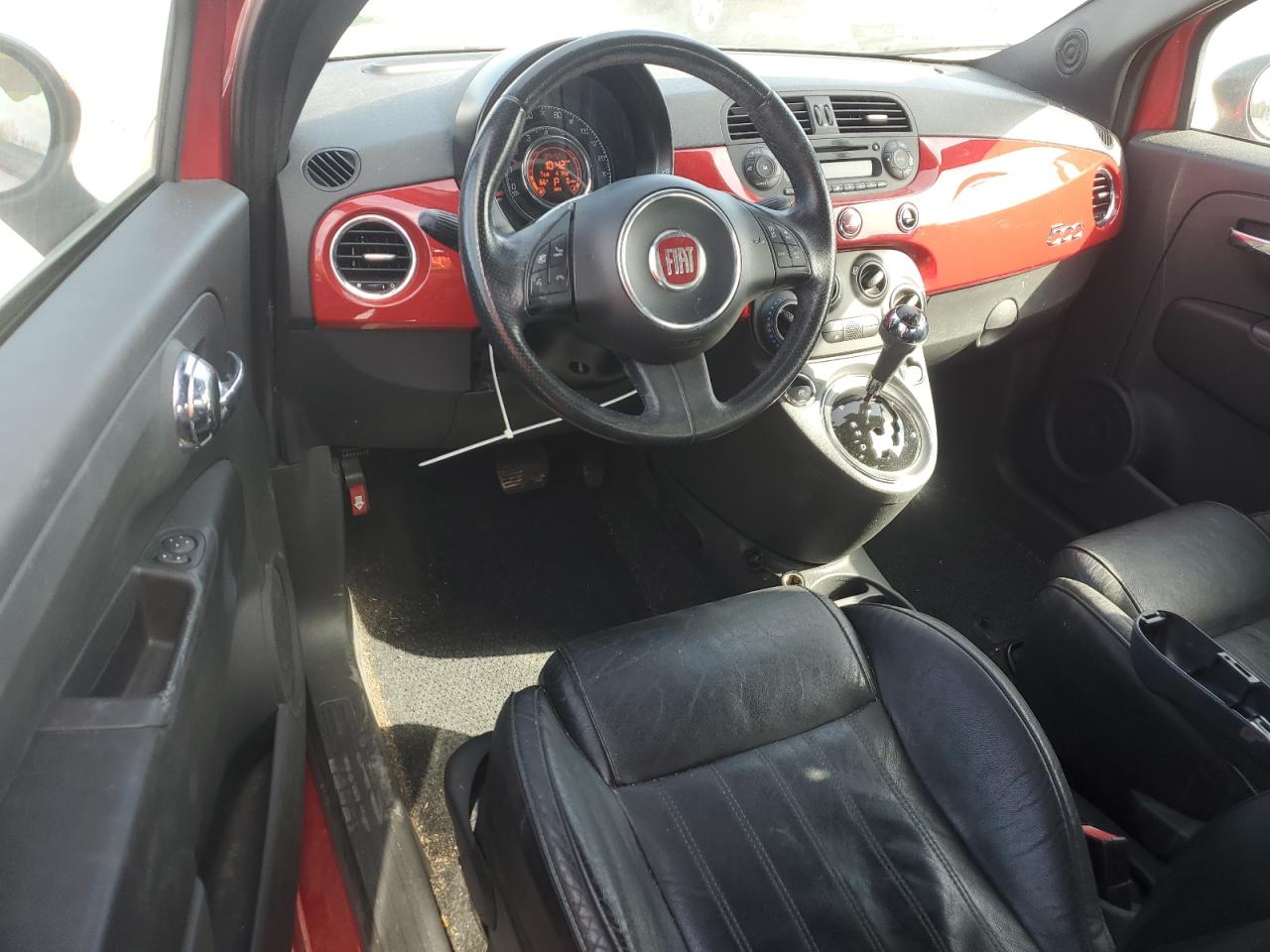 2013 Fiat 500 VIN 3C3CFFBR8DT523113 Copart auction photo, front end damage thumbnail 8
