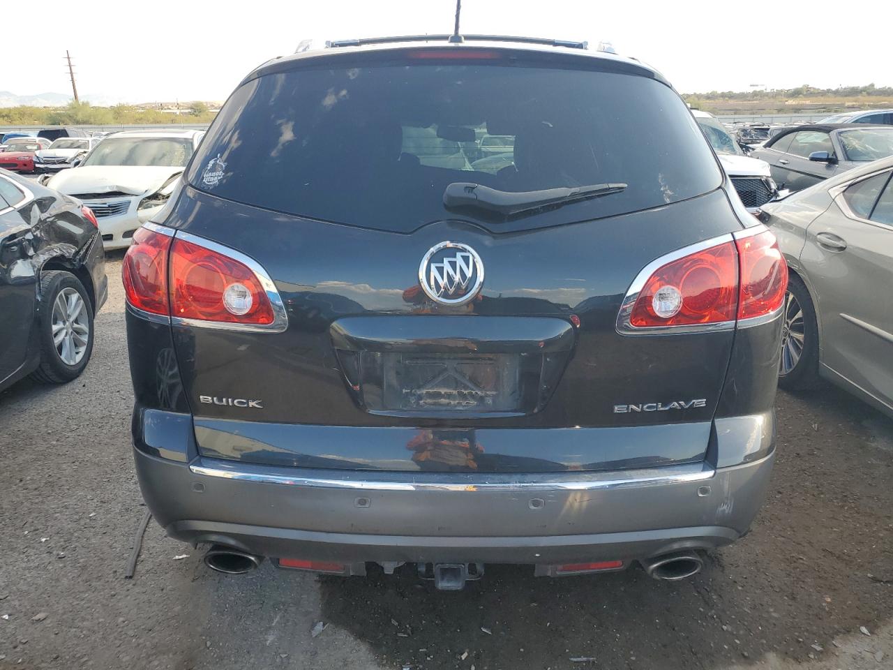 2012 Buick Enclave VIN 5GAKRCEDXCJ162455 Copart auction photo, front end / undercarriage damage thumbnail 6