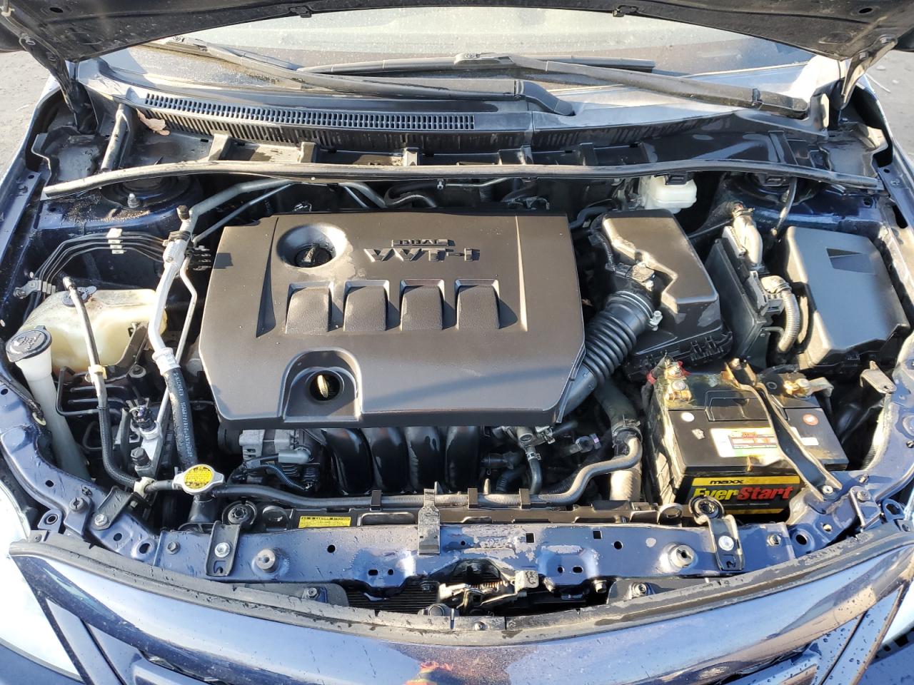 2012 Toyota Corolla VIN 5YFBU4EE3CP016230 Copart auction photo, side / front end damage thumbnail 11