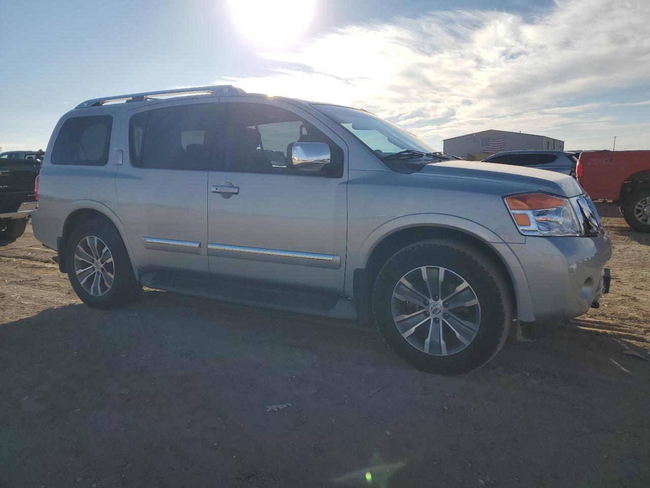 2015 Nissan Armada VIN 5N1BA0ND0FN602938 Copart auction photo, rear end damage thumbnail 4