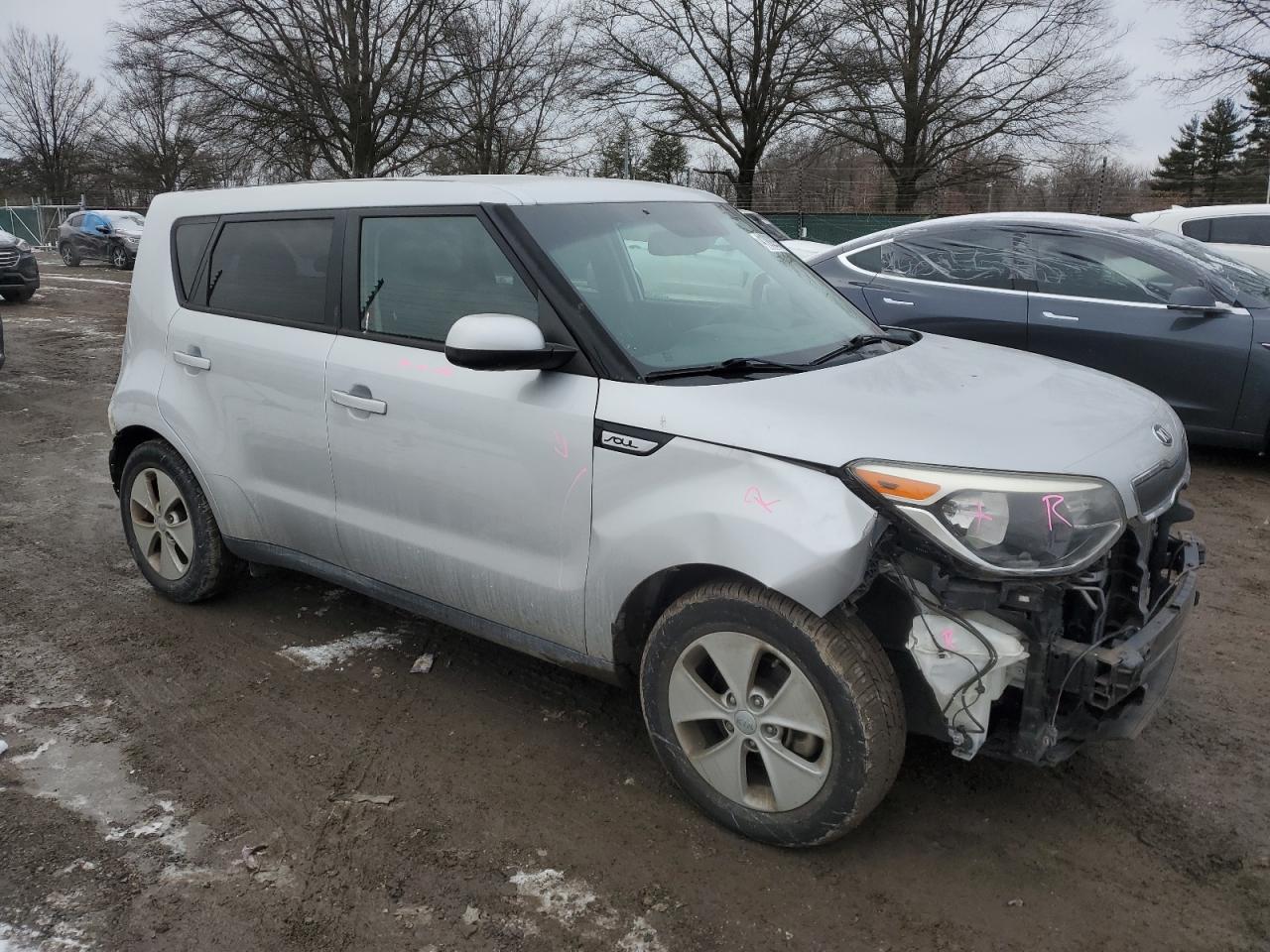 2016 KIA Soul VIN KNDJN2A22G7820535 Copart auction photo, front end / rear end damage thumbnail 4