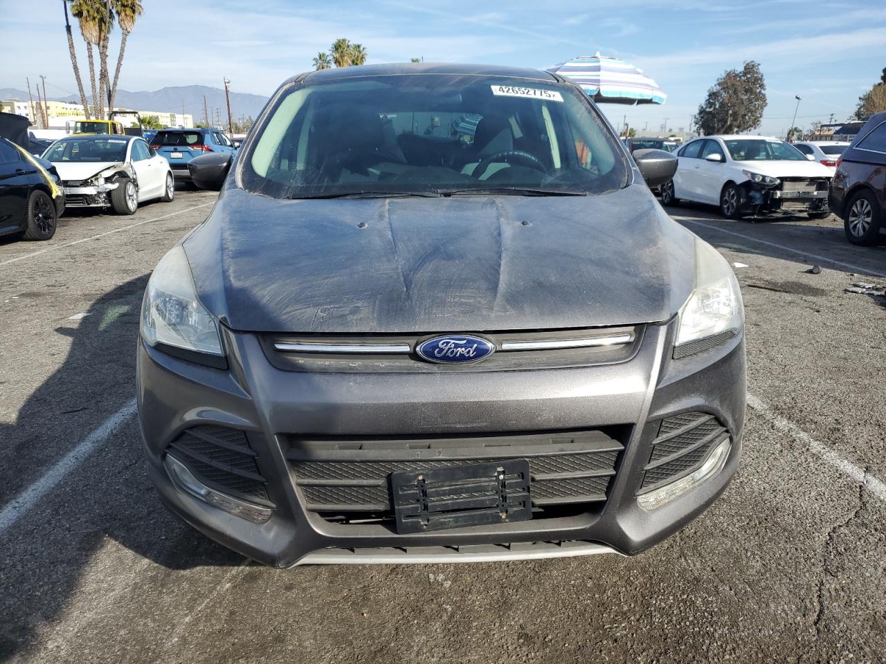 2014 Ford Escape VIN 1FMCU9GX3EUB28639 Copart auction photo, rear end damage thumbnail 5