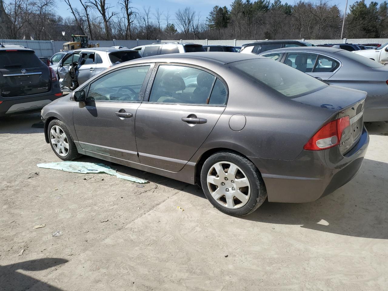 2011 Honda Civic VIN 19XFA1F58BE035203 Copart auction photo, front end / side damage thumbnail 2