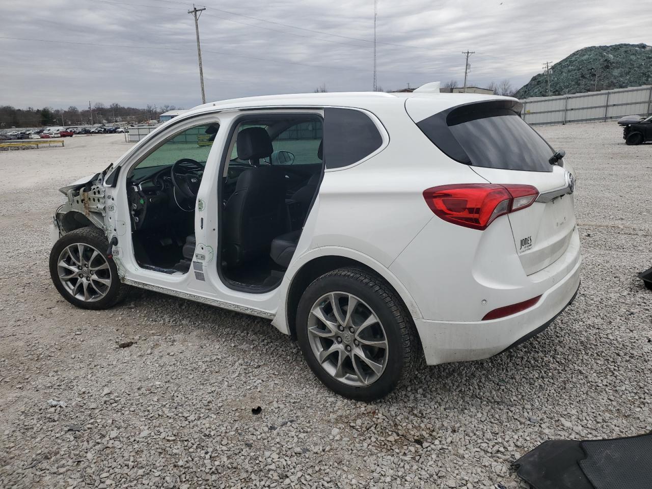 2020 Buick Envision VIN LRBFX2SA0LD199795 Copart auction photo, front end / side damage thumbnail 2