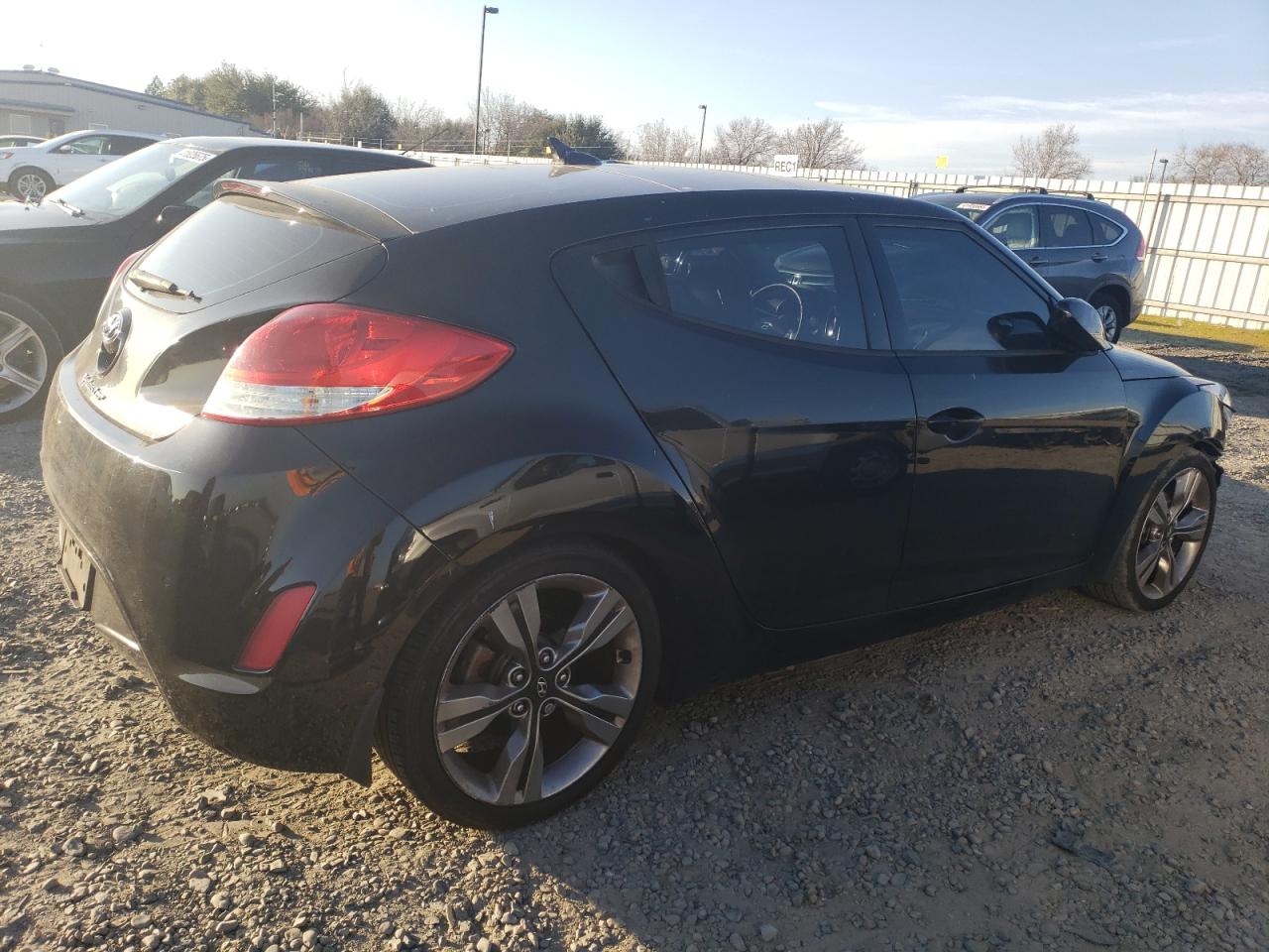 2012 Hyundai Veloster VIN KMHTC6AD3CU069881 Copart auction photo, side damage thumbnail 3