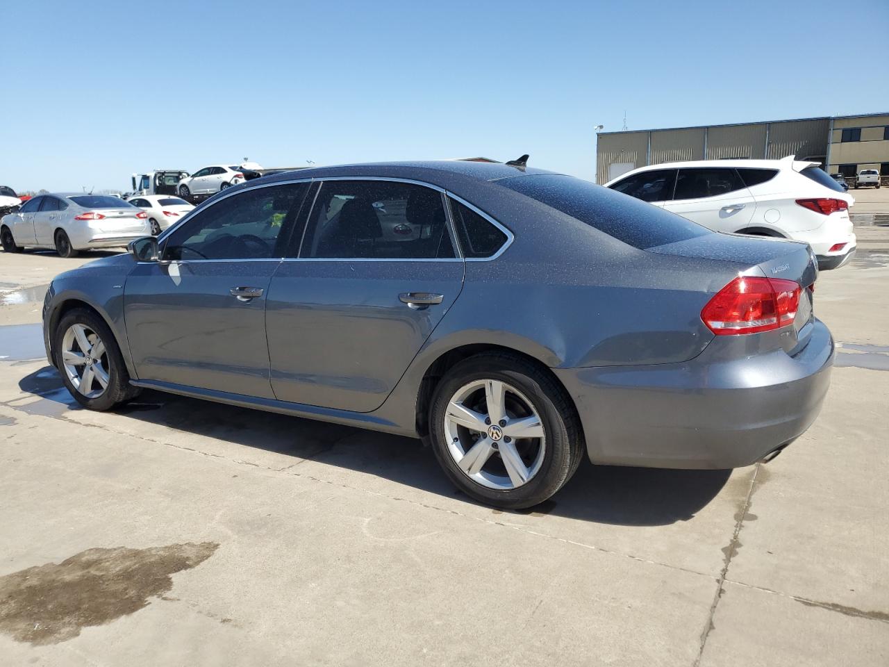 2015 Volkswagen Passat VIN 1VWAT7A32FC109237 Copart auction photo, side damage thumbnail 2