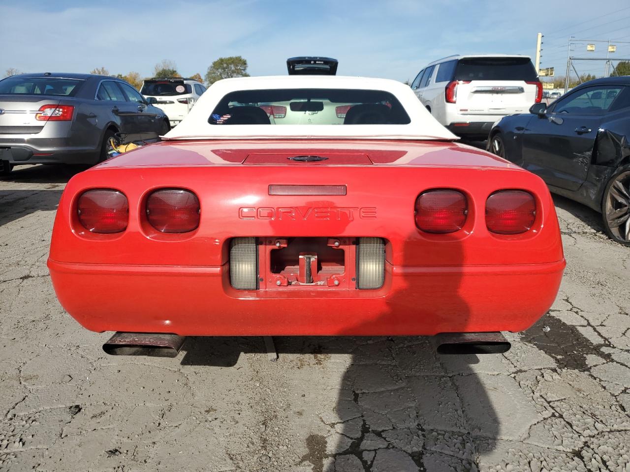 1994 Chevrolet Corvette VIN 1G1YY32P9R5100534 Copart auction photo, burn - engine / minor dent/scratches damage thumbnail 6