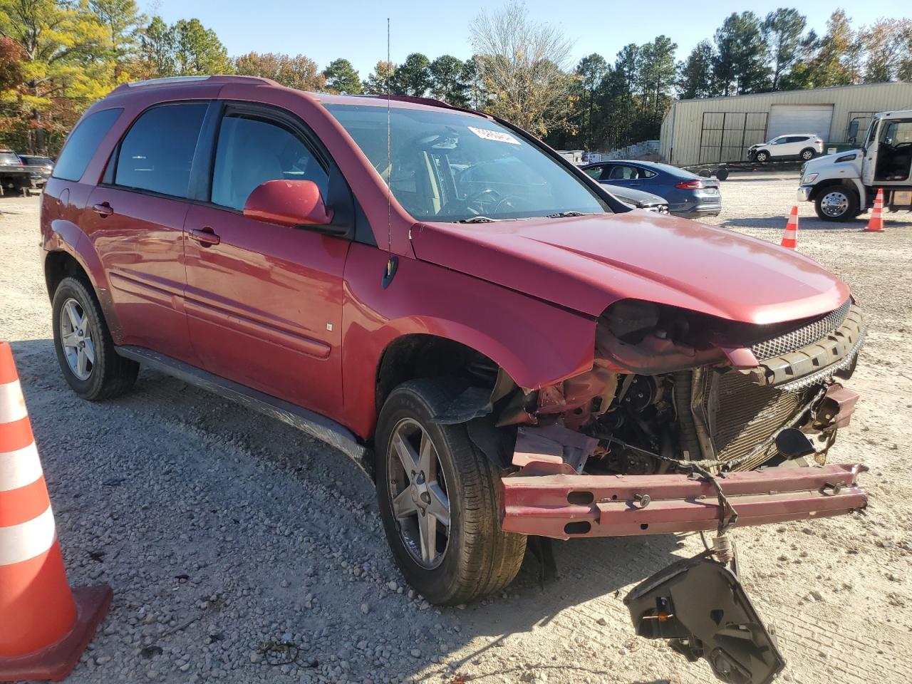 2006 Chevrolet Equinox VIN 2CNDL73F766159871 Copart auction photo, front end / side damage thumbnail 4