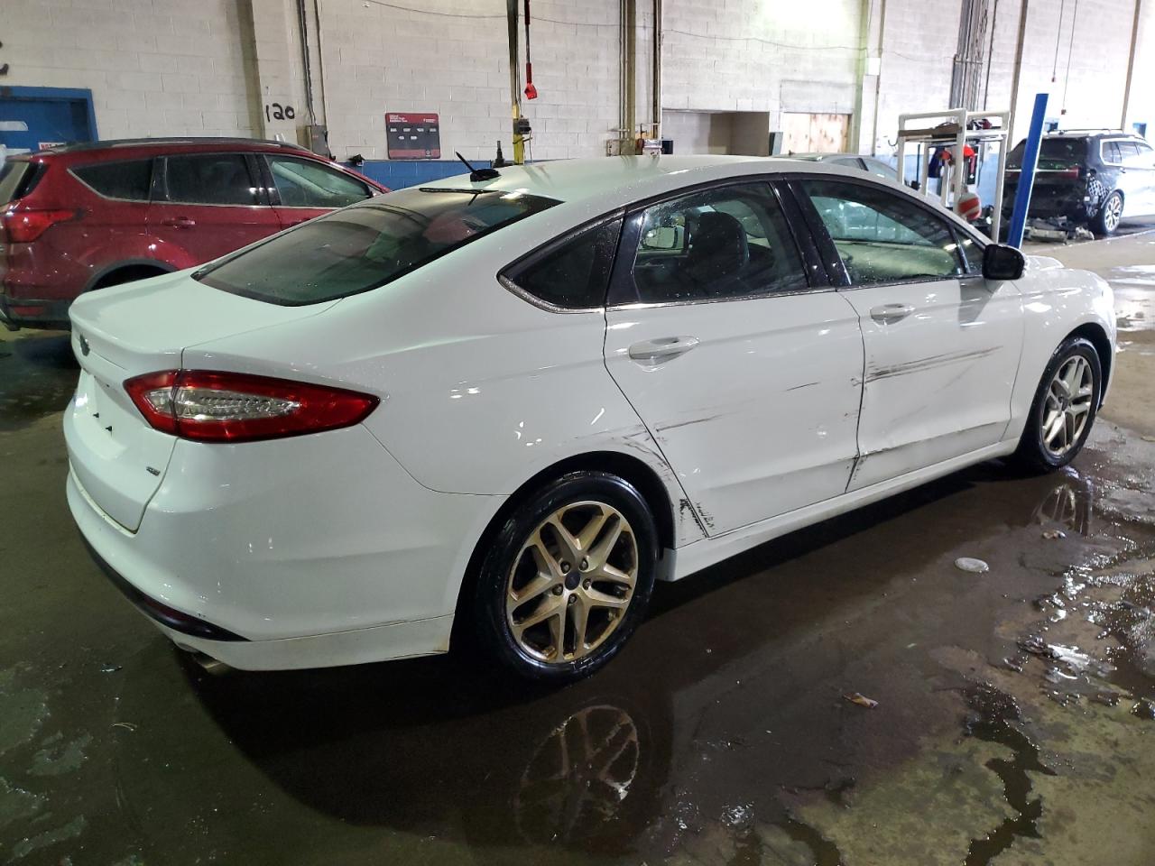 2016 Ford Fusion VIN 1FA6P0H74G5131071 Copart auction photo, front end / side damage thumbnail 3