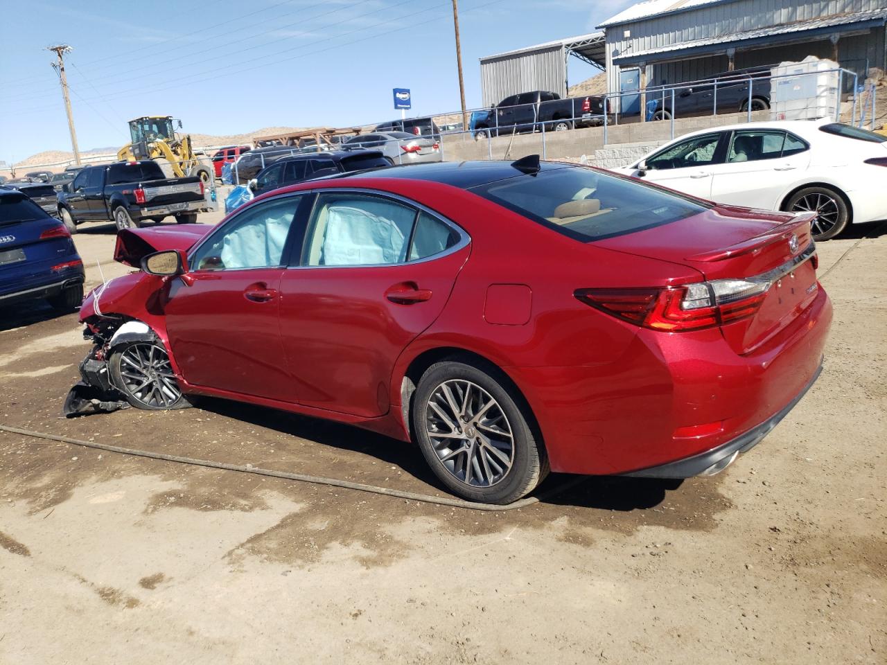 2016 Lexus ES VIN 58ABK1GG8GU031662 Copart auction photo, front end / side damage thumbnail 2