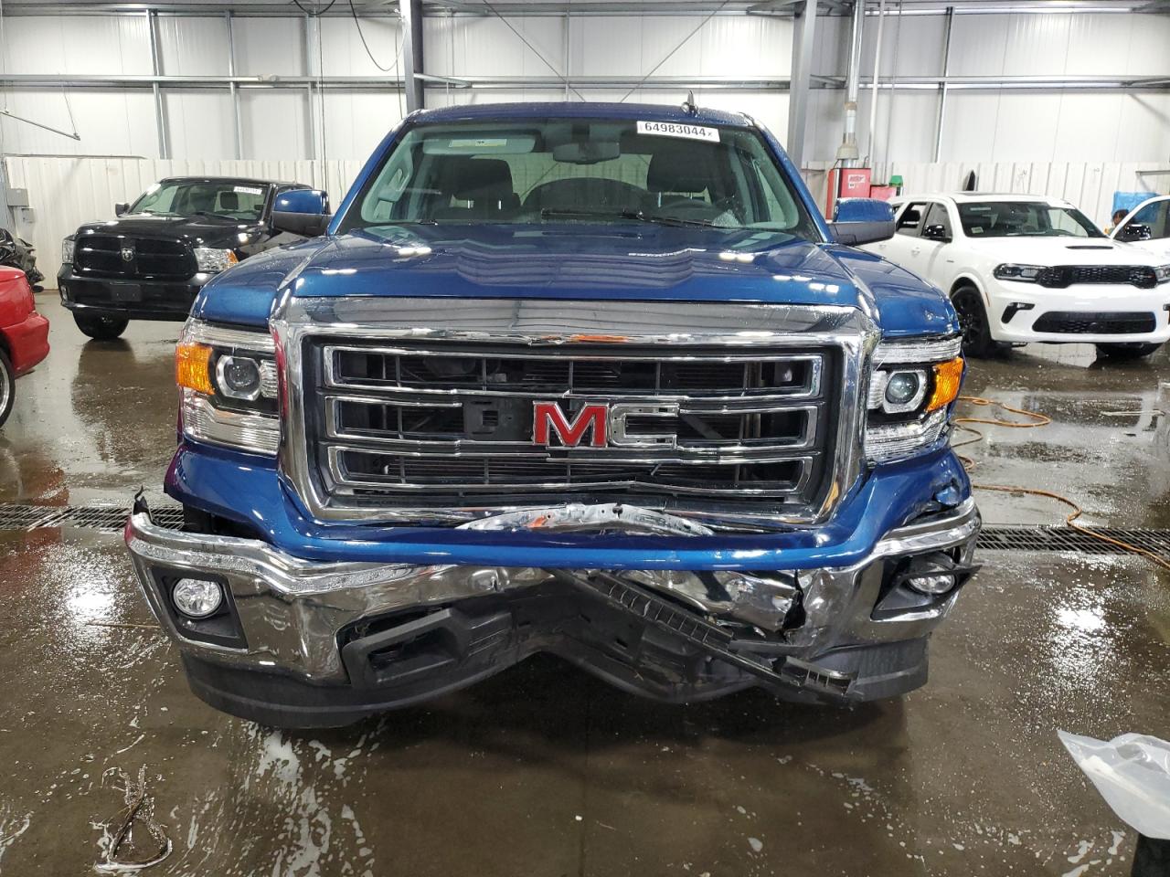 2015 GMC Sierra VIN 1GTV2UEC6FZ332166 Copart auction photo, all over damage thumbnail 5