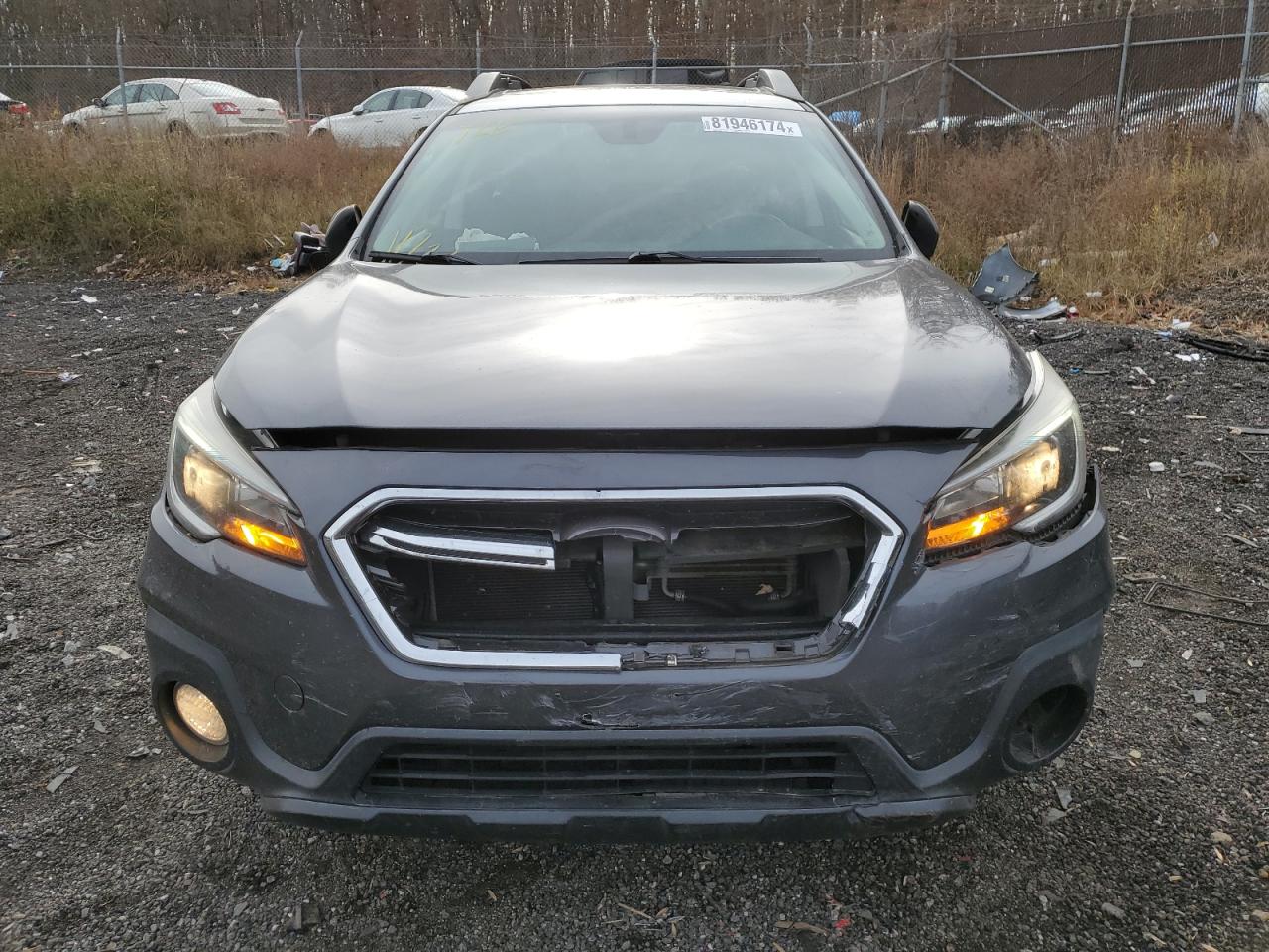 2019 Subaru Outback VIN 4S4BSAHCXK3269790 Copart auction photo, front end / minor dent/scratches damage thumbnail 5