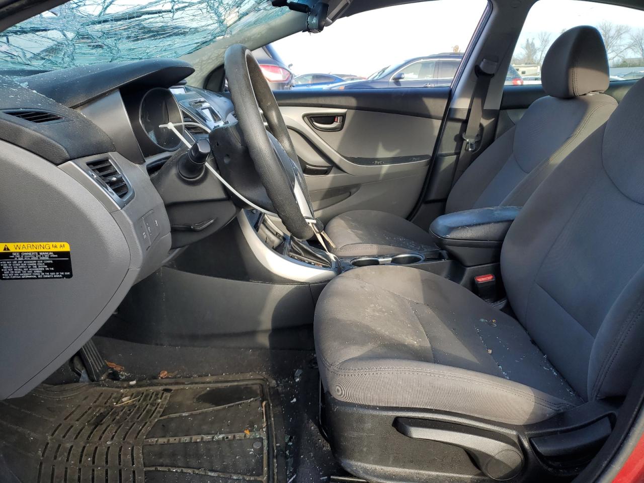 2015 Hyundai Elantra VIN 5NPDH4AE7FH620299 Copart auction photo, all over damage thumbnail 7
