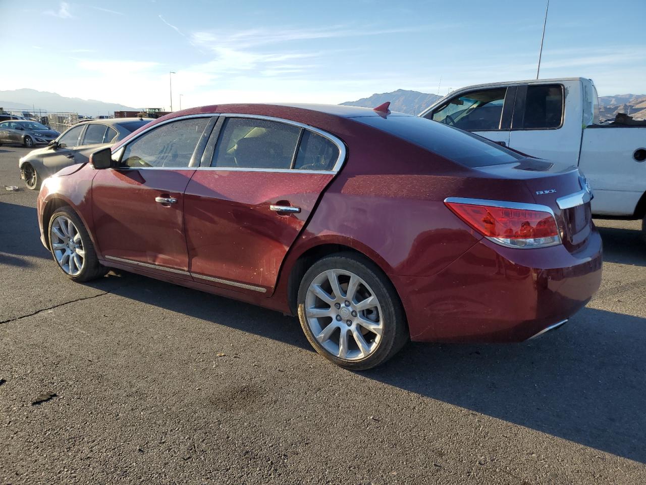 2011 Buick LaCrosse VIN 1G4GE5ED5BF233943 Copart auction photo, front end / side damage thumbnail 2