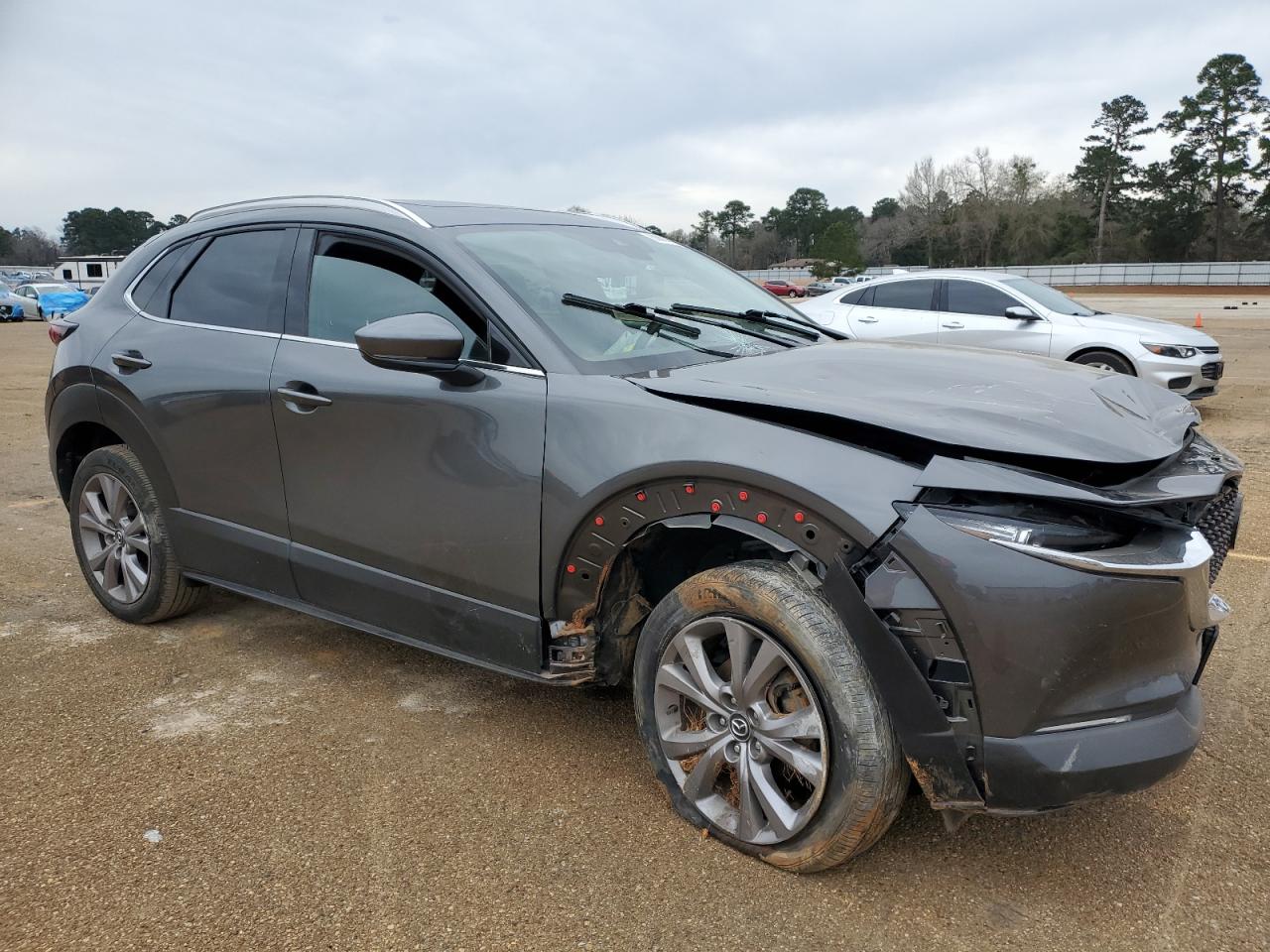 2022 Mazda CX-30 VIN 3MVDMBDL6NM400752 Copart auction photo, front end / mechanical damage thumbnail 4