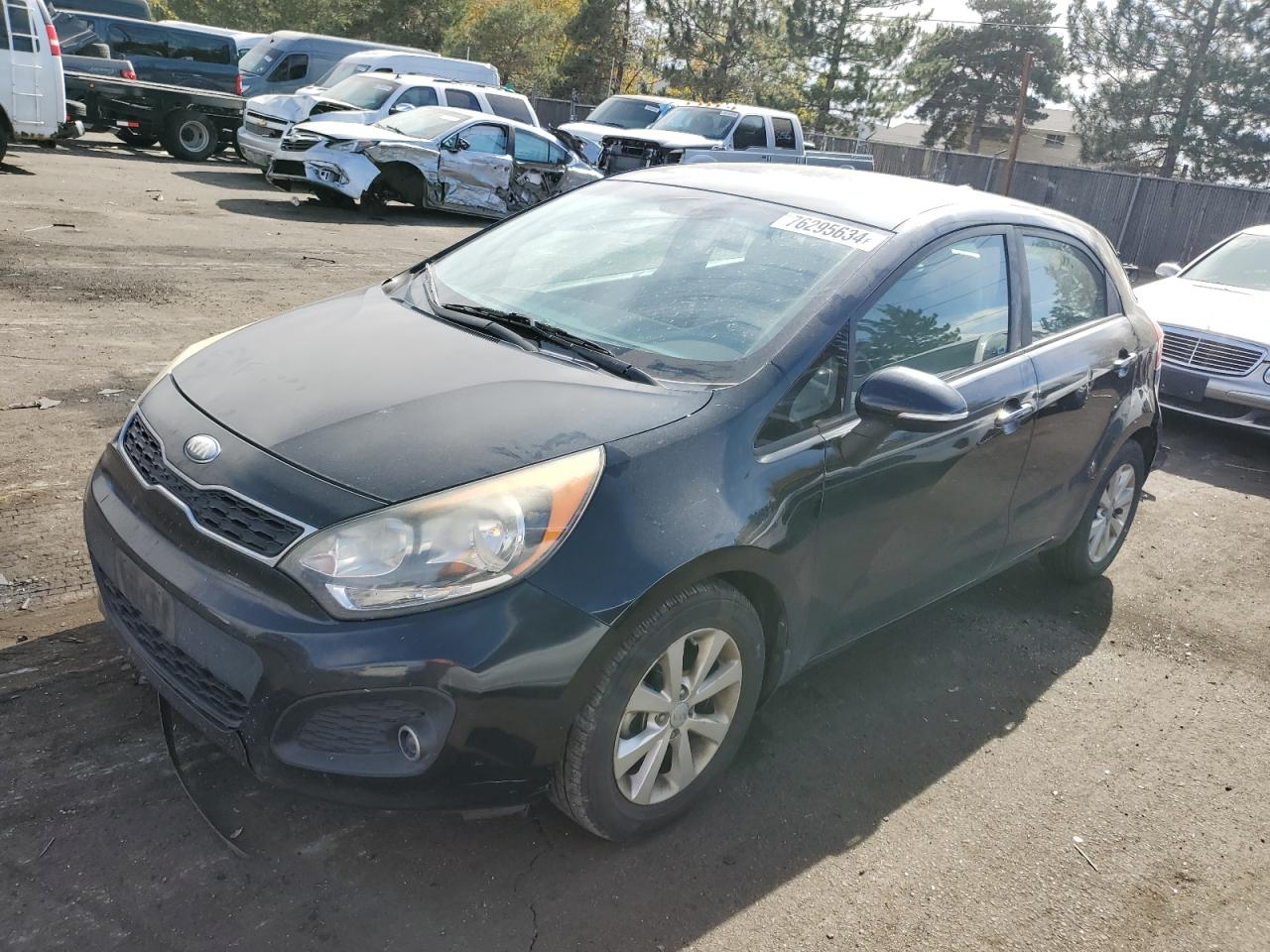 2013 KIA Rio VIN KNADN5A38D6227686