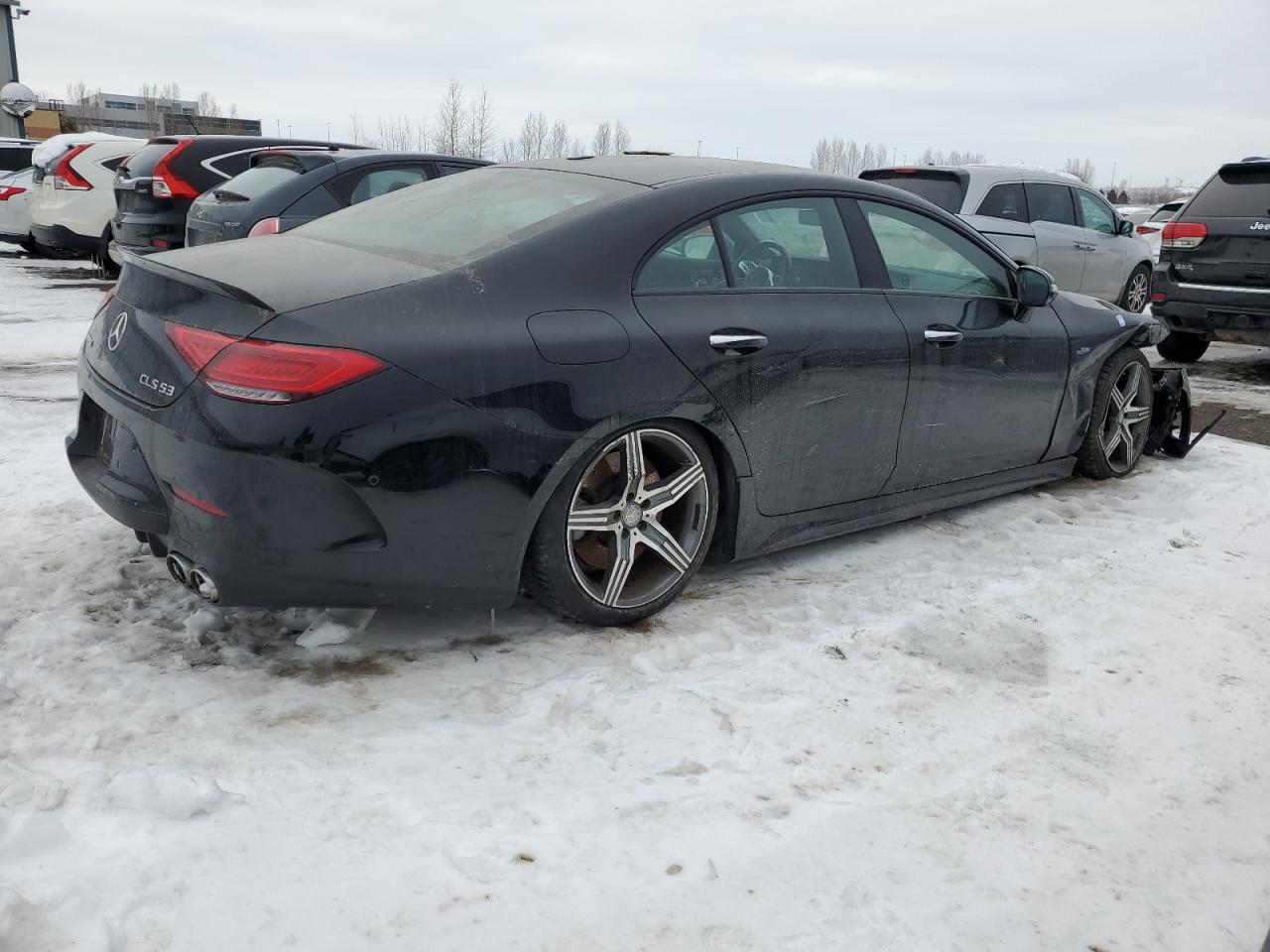 2019 Mercedes-Benz CLC-klasse VIN WDD2J6BB1KA029596 Copart auction photo, front end / side damage thumbnail 3