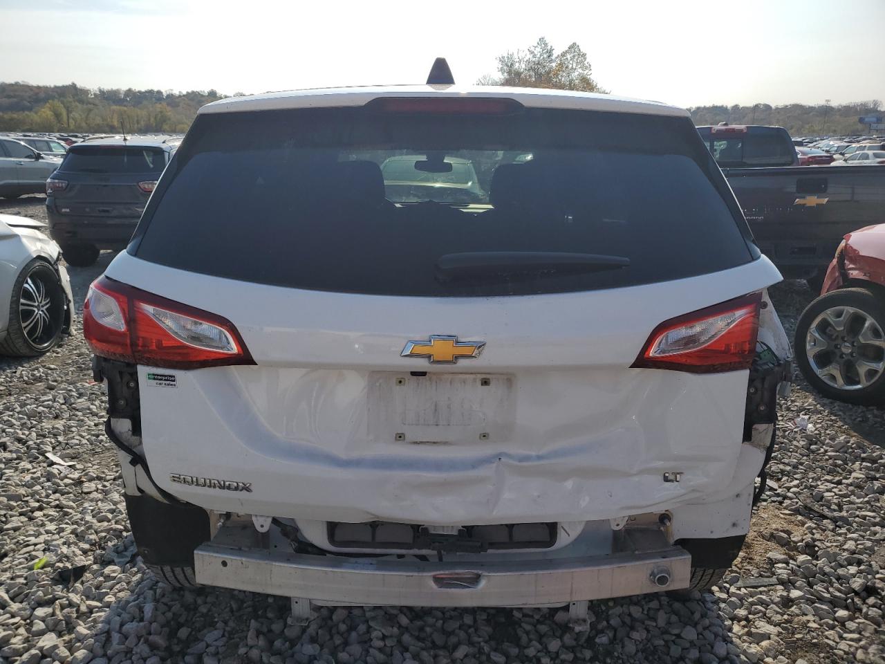2020 Chevrolet Equinox VIN 3GNAXKEVXLS517519 Copart auction photo, rear end damage thumbnail 6