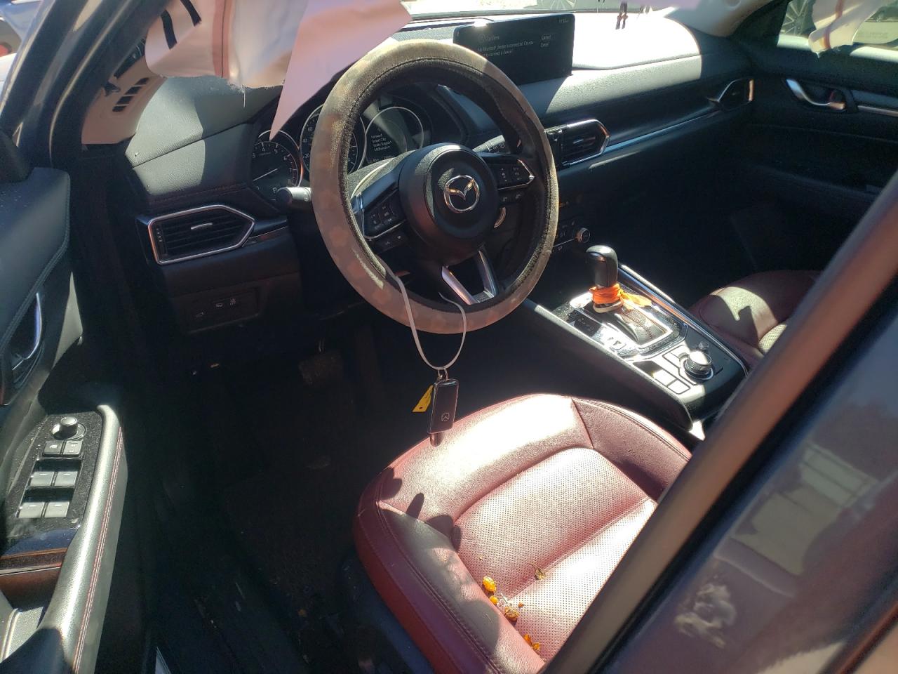 2022 Mazda CX-5 VIN JM3KFBCM0N0562884 Copart auction photo, rollover / side damage thumbnail 8