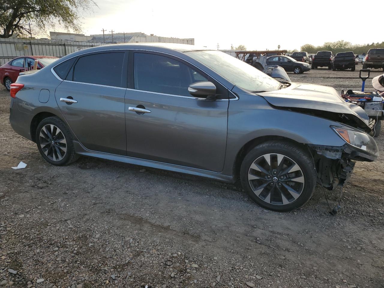 2019 Nissan Sentra VIN 3N1AB7AP9KY303213 Copart auction photo, front end / minor dent/scratches damage thumbnail 4
