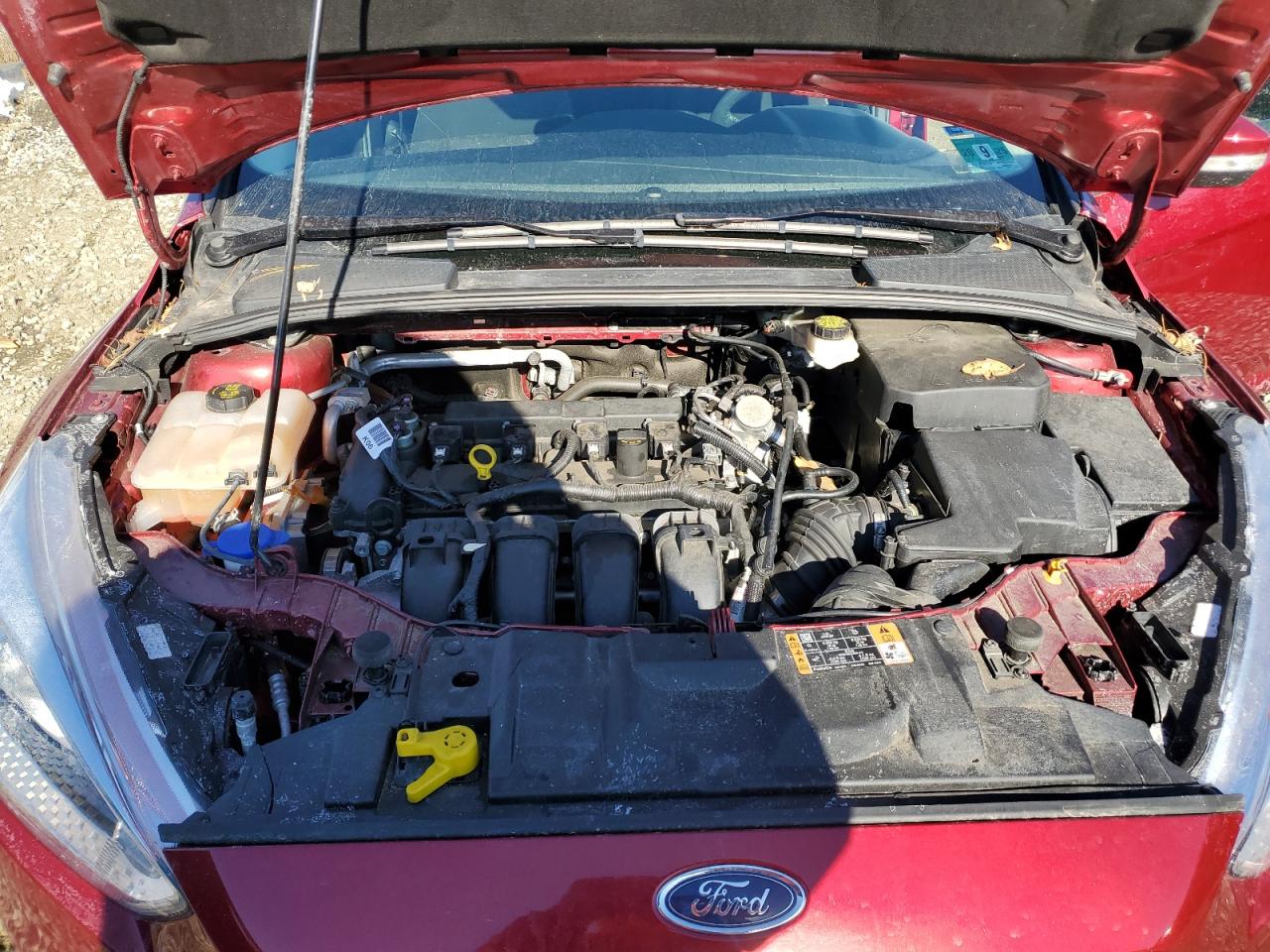 2017 Ford Focus VIN 1FADP3F24HL234245 Copart auction photo, rear end / side damage thumbnail 11