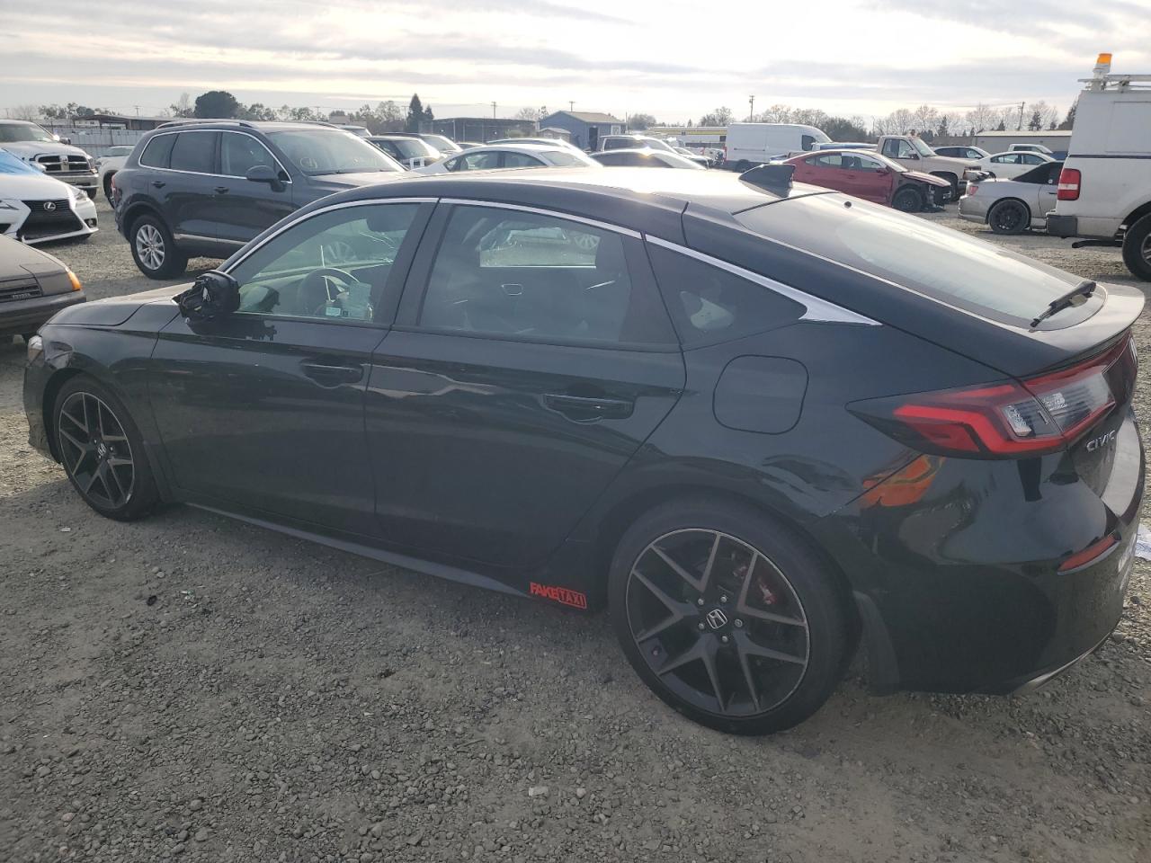 2022 Honda Civic VIN 19XFL1H81NE010133 Copart auction photo, side / front end damage thumbnail 2