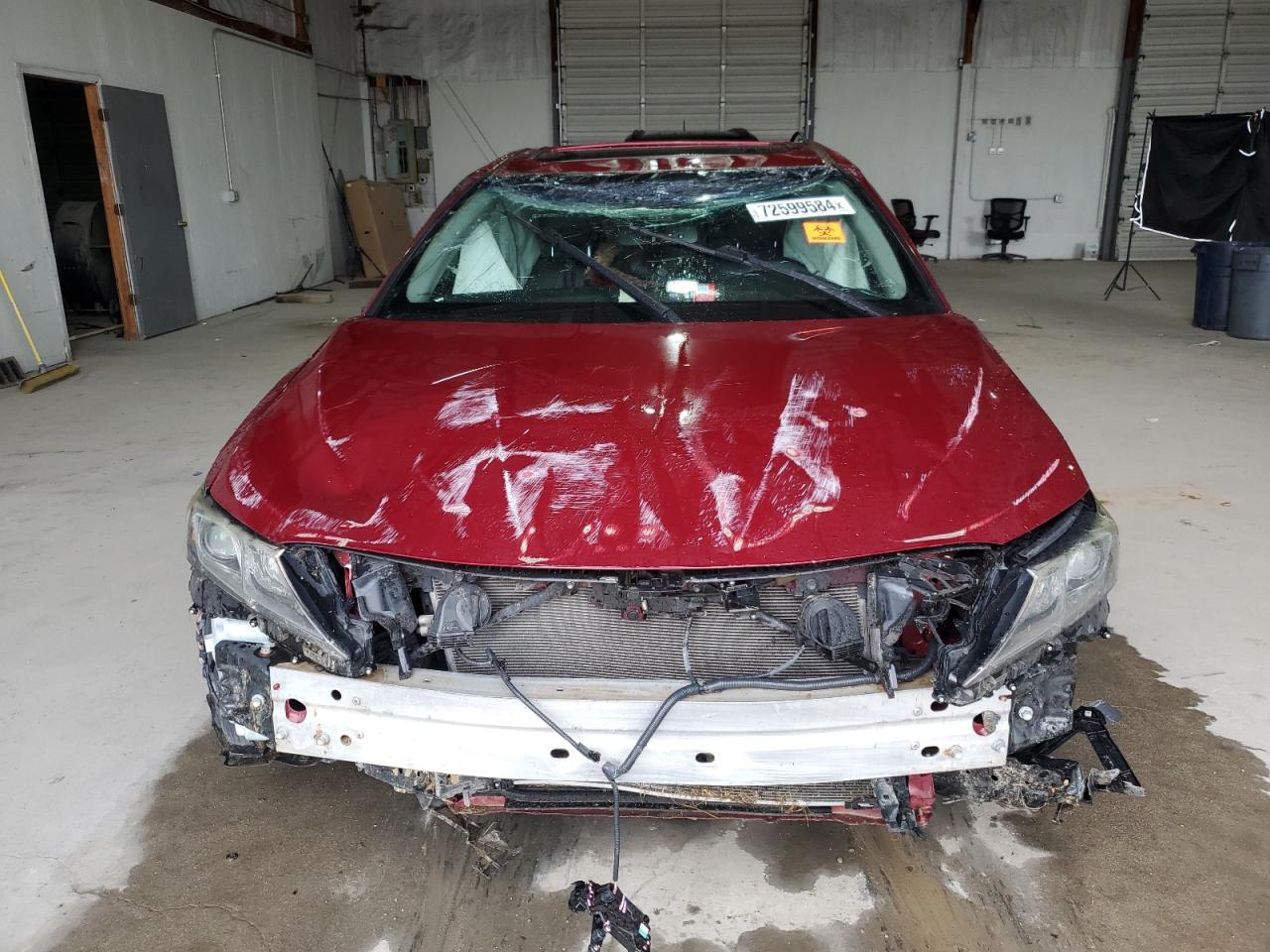 2018 Toyota Camry VIN 4T1B11HK7JU554515 Copart auction photo, front end / rear end damage thumbnail 5