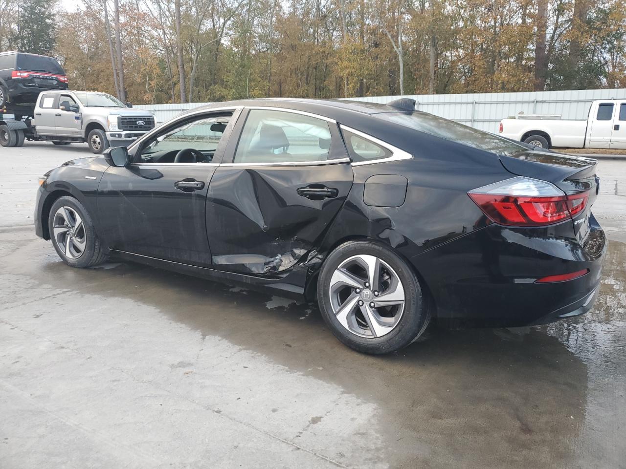 2019 Honda Insight VIN 19XZE4F12KE019045 Copart auction photo, side / minor dent/scratches damage thumbnail 2