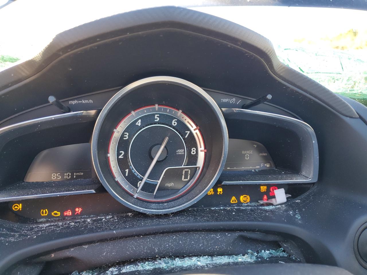2015 Mazda 3 VIN JM1BM1M33F1270821 Copart auction photo, all over damage thumbnail 9