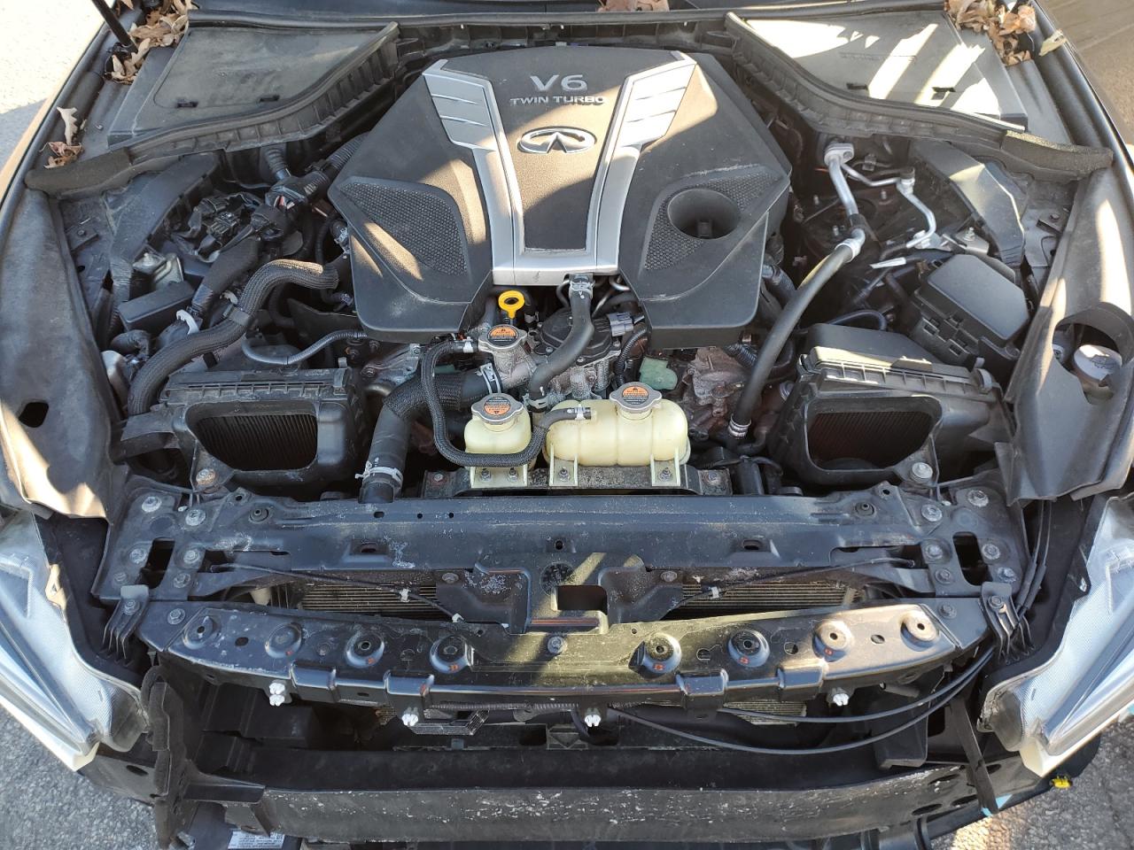 2018 Infiniti Q50 VIN JN1EV7AR0JM611205 Copart auction photo, rear end / front end damage thumbnail 12