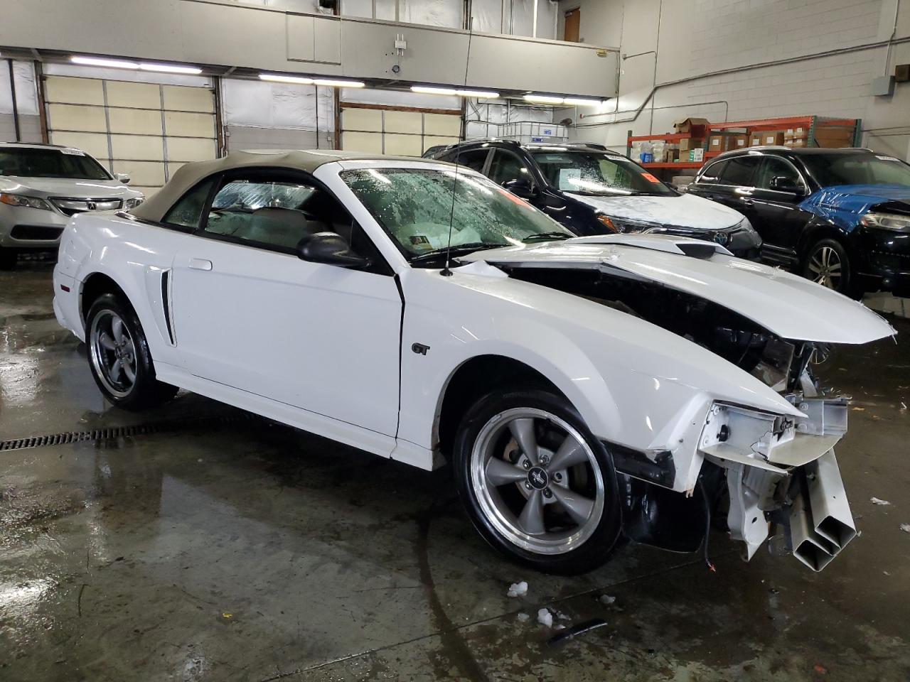 2001 Ford Mustang VIN 1FAFP45X51F239504 Copart auction photo, front end / rear end damage thumbnail 4