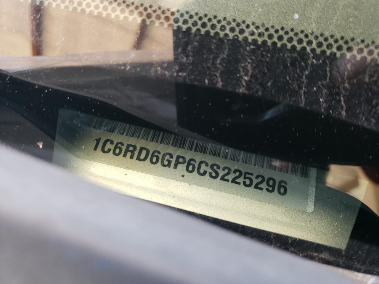 2012 Dodge RAM VIN 1C6RD6GP6CS225296 Copart auction photo, mechanical damage thumbnail 12