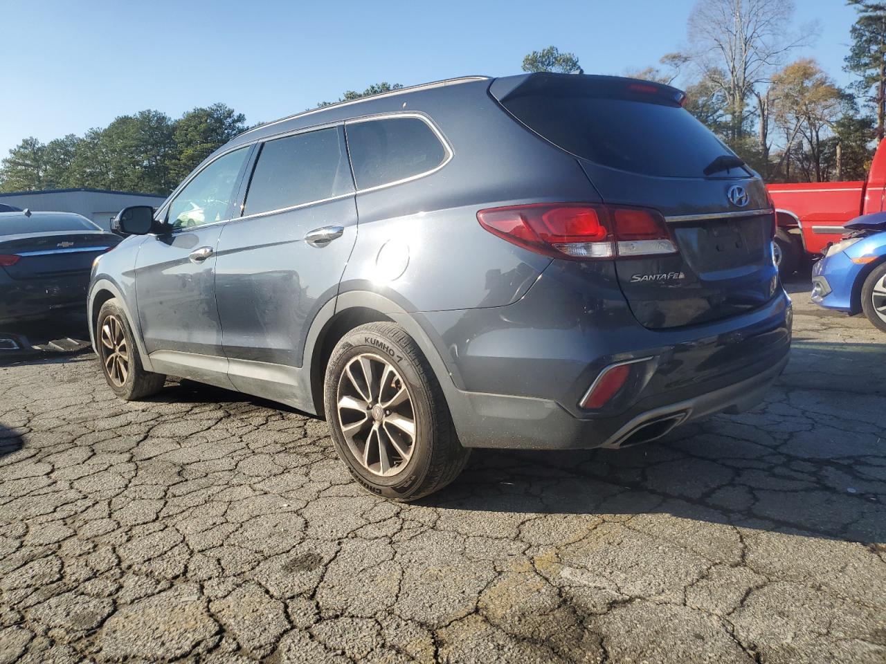 2017 Hyundai Santa Fe VIN KM8SMDHF7HU222869 Copart auction photo, all over damage thumbnail 2