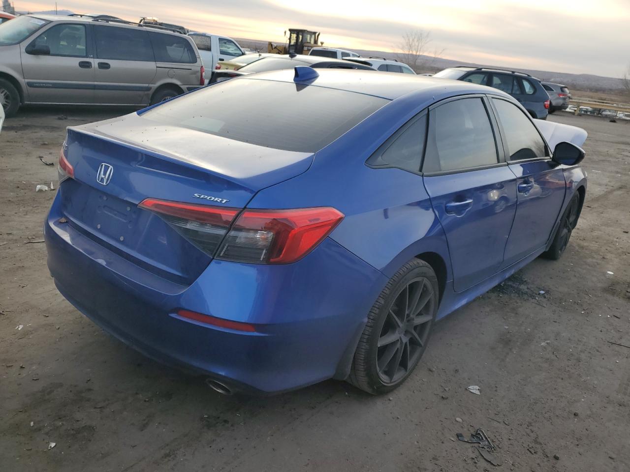 2022 Honda Civic VIN 2HGFE2F58NH521417 Copart auction photo, front end damage thumbnail 3