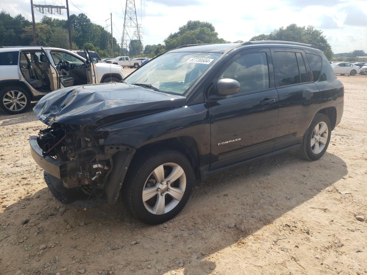 2016 Jeep Compass VIN 1C4NJCBA8GD525403