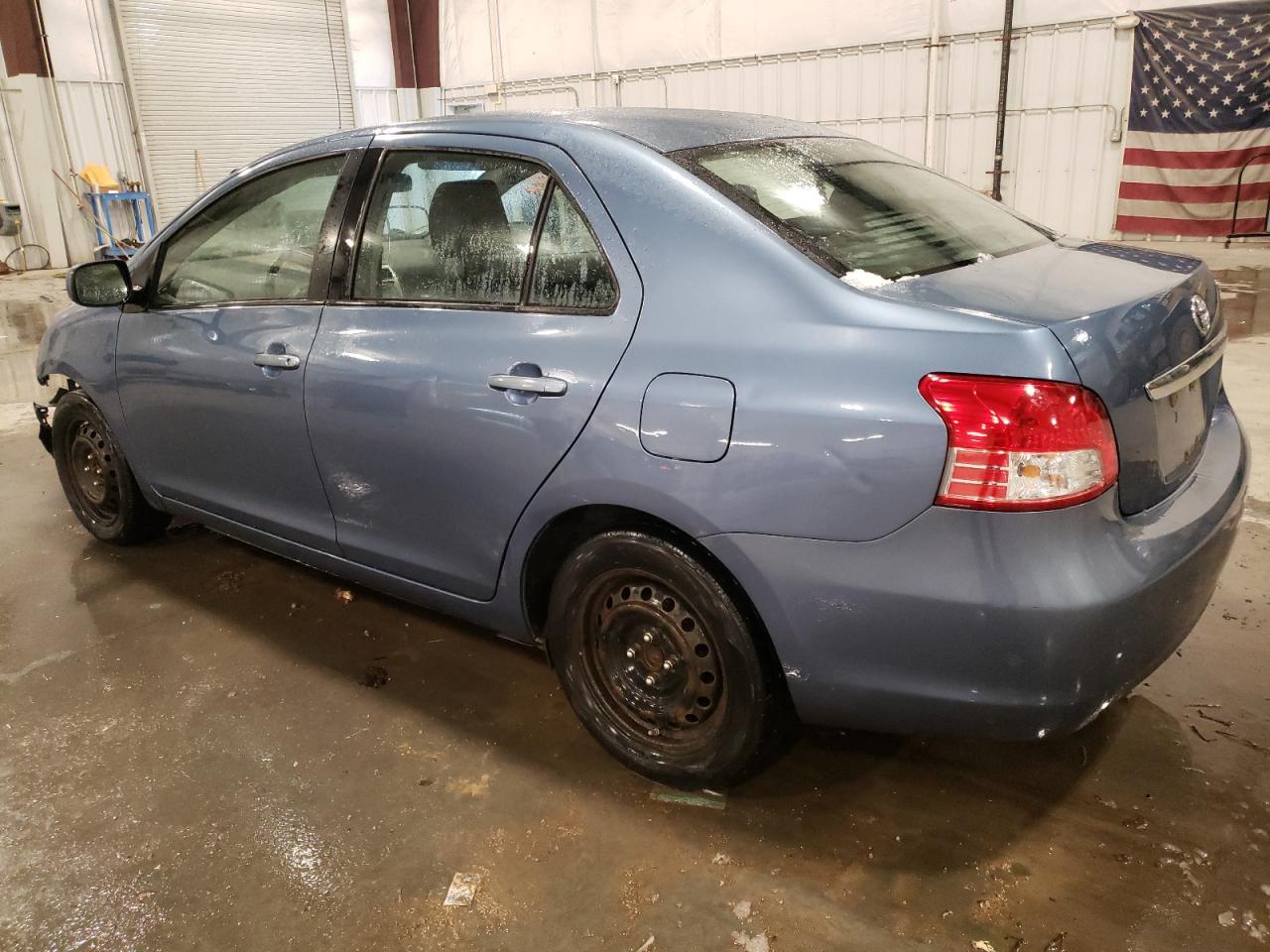 2012 Toyota Yaris VIN JTDBT4K38CL019655 Copart auction photo, front end / side damage thumbnail 2