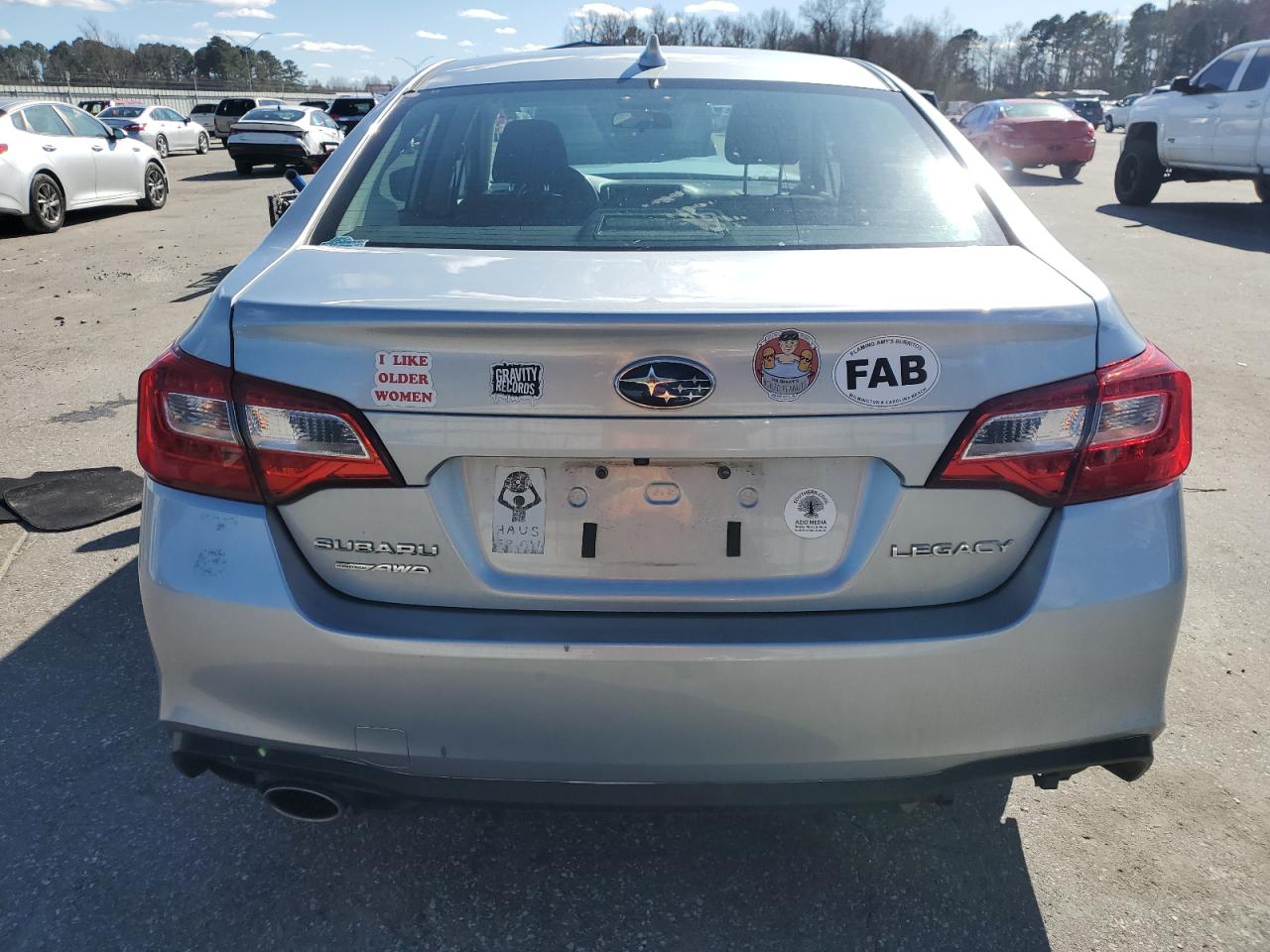 2018 Subaru Legacy VIN 4S3BNAC65J3038212 Copart auction photo, front end damage thumbnail 6