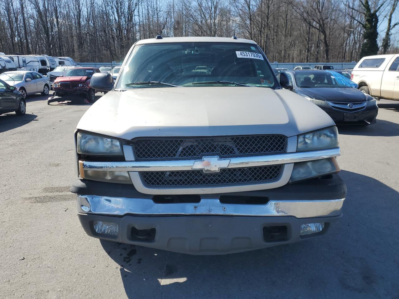 2004 Chevrolet Silverado VIN 1GCEK19T94E356779 Copart auction photo, front end damage thumbnail 5