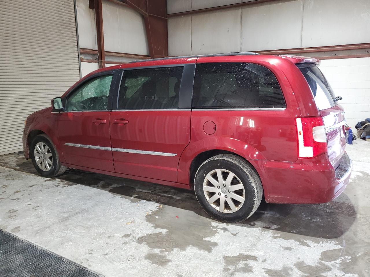 2014 Chrysler Town & Country VIN 2C4RC1BG8ER381317 Copart auction photo, front end / rear end damage thumbnail 2